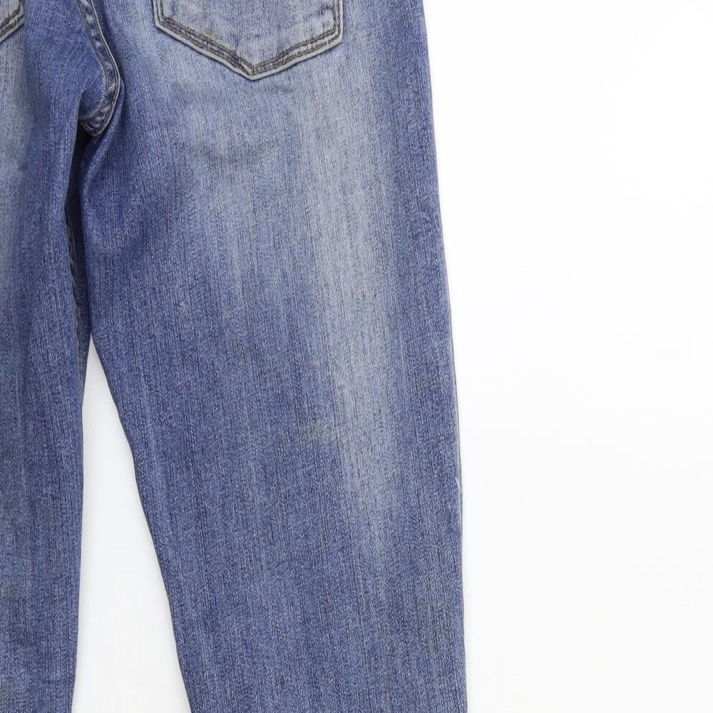 Womens UK Size 28 in Preworn Regular Fit Skinny Blue Jeans