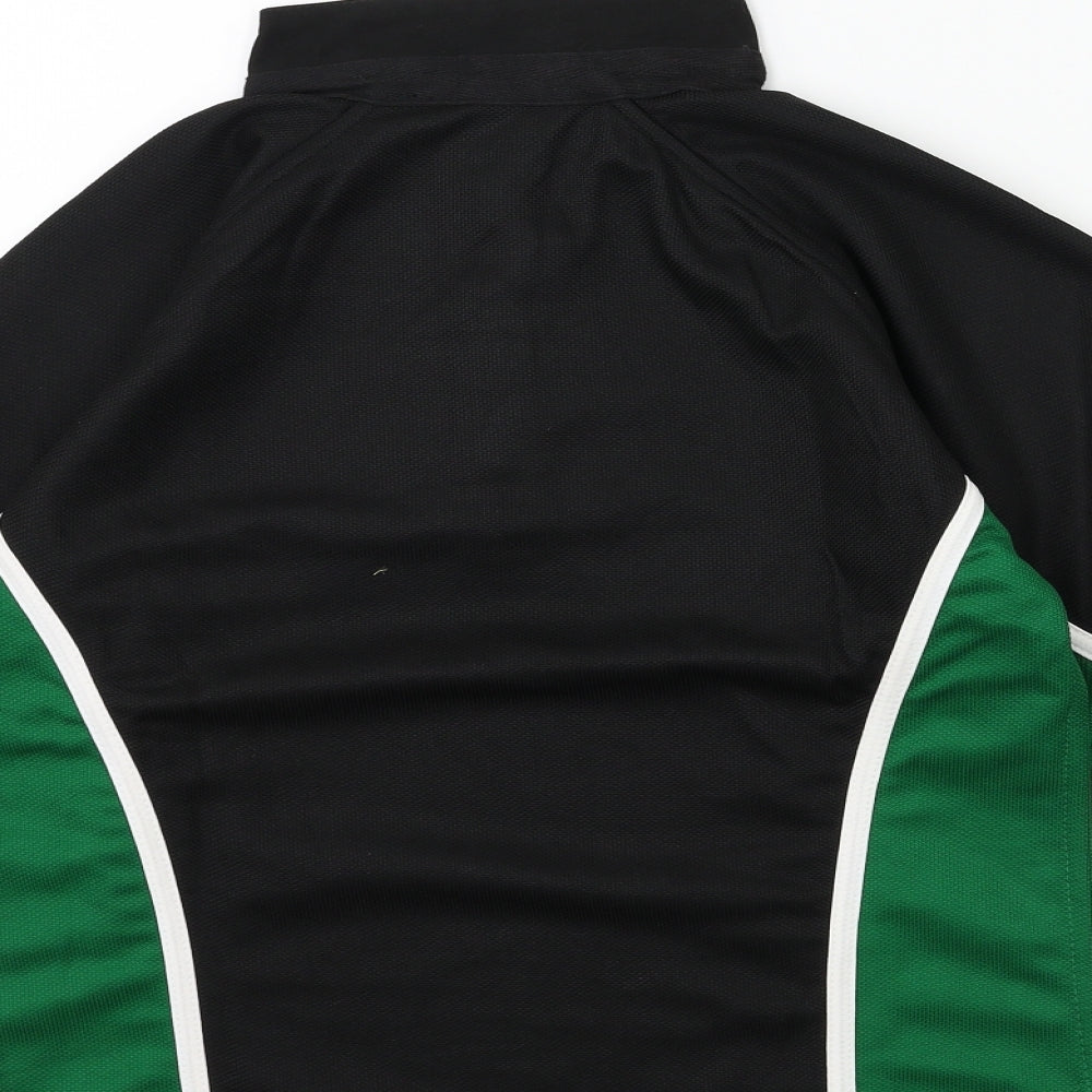 Falcon Mens Black Polo Size S