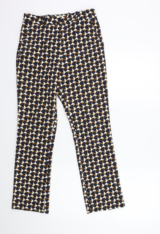 Womens UK Size 6 H&M Regular Fit Blue Trousers