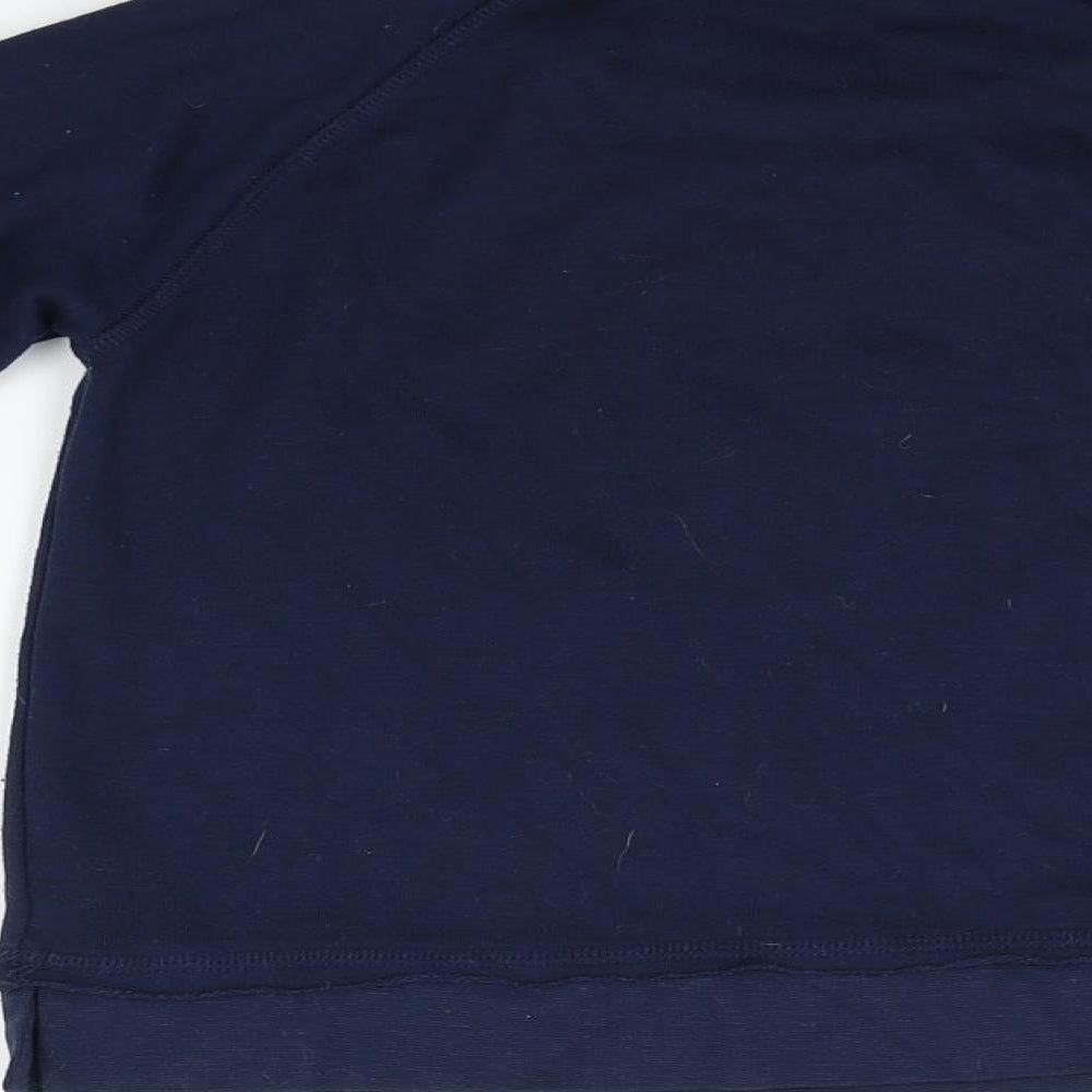 Preworn Girls Black Pullover Jumper Size 10 Years