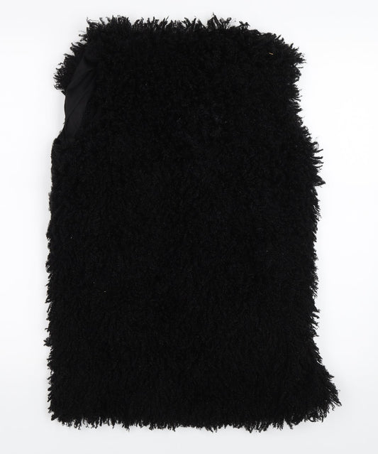 Papaya Womens Black Jacket Waistcoat Size S