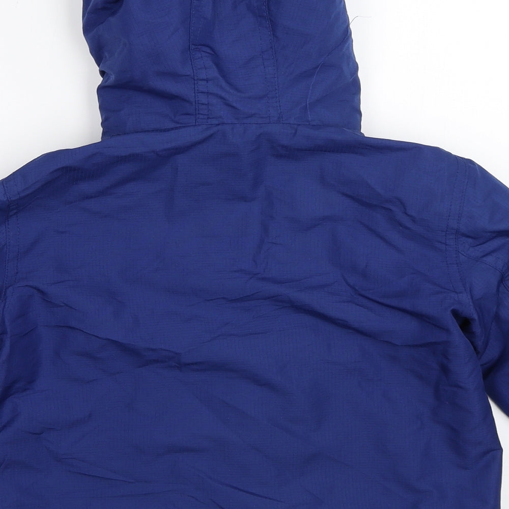 Primark Boys Blue Basic Coat Coat Size 4XL