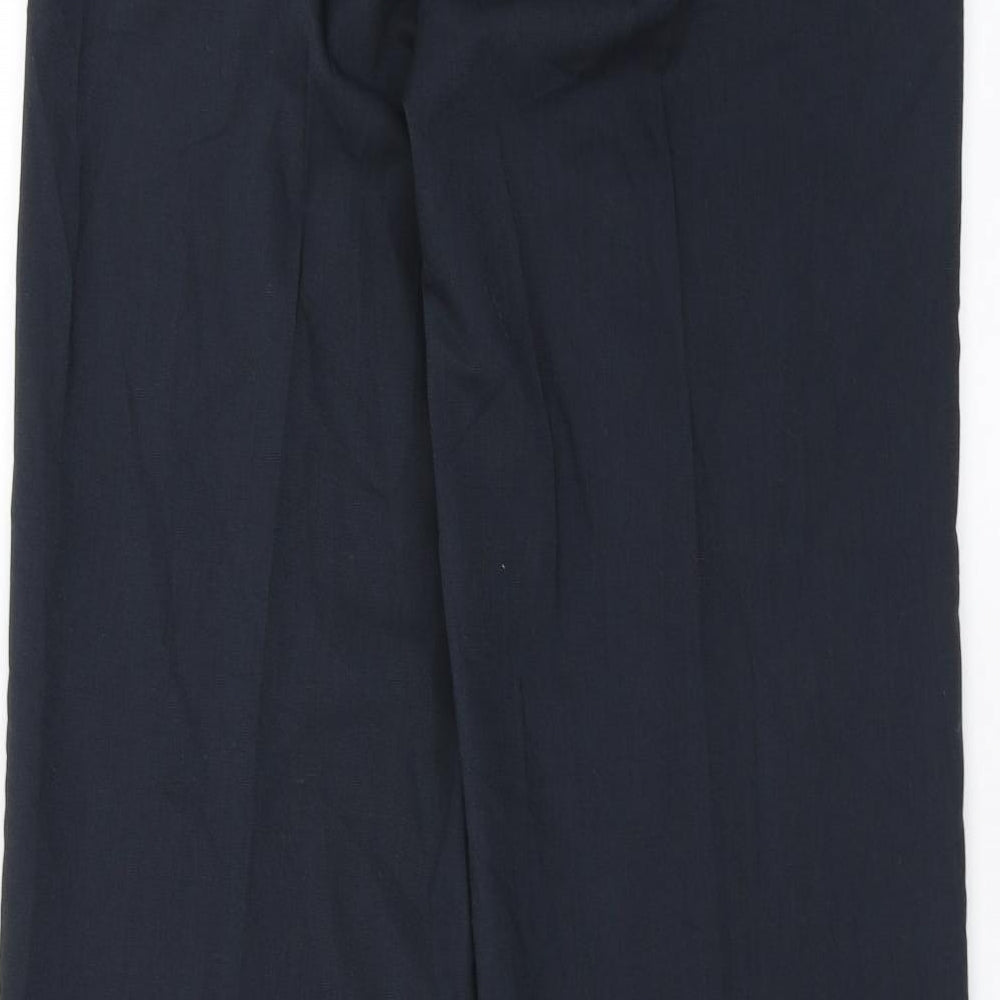 ICONA Womens Blue Trousers Size 12 L31 in