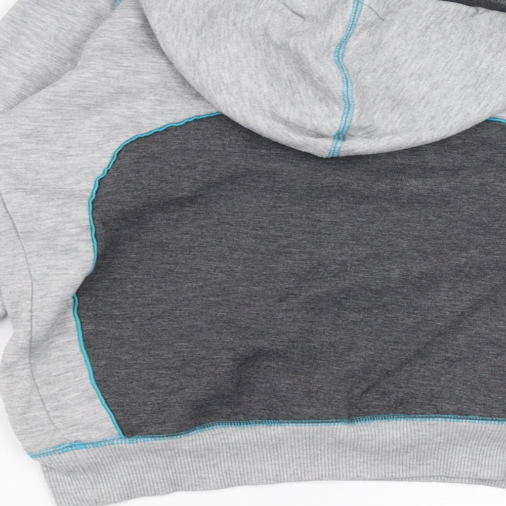 Lonsdale Womens Grey Pullover Hoodie Size 12