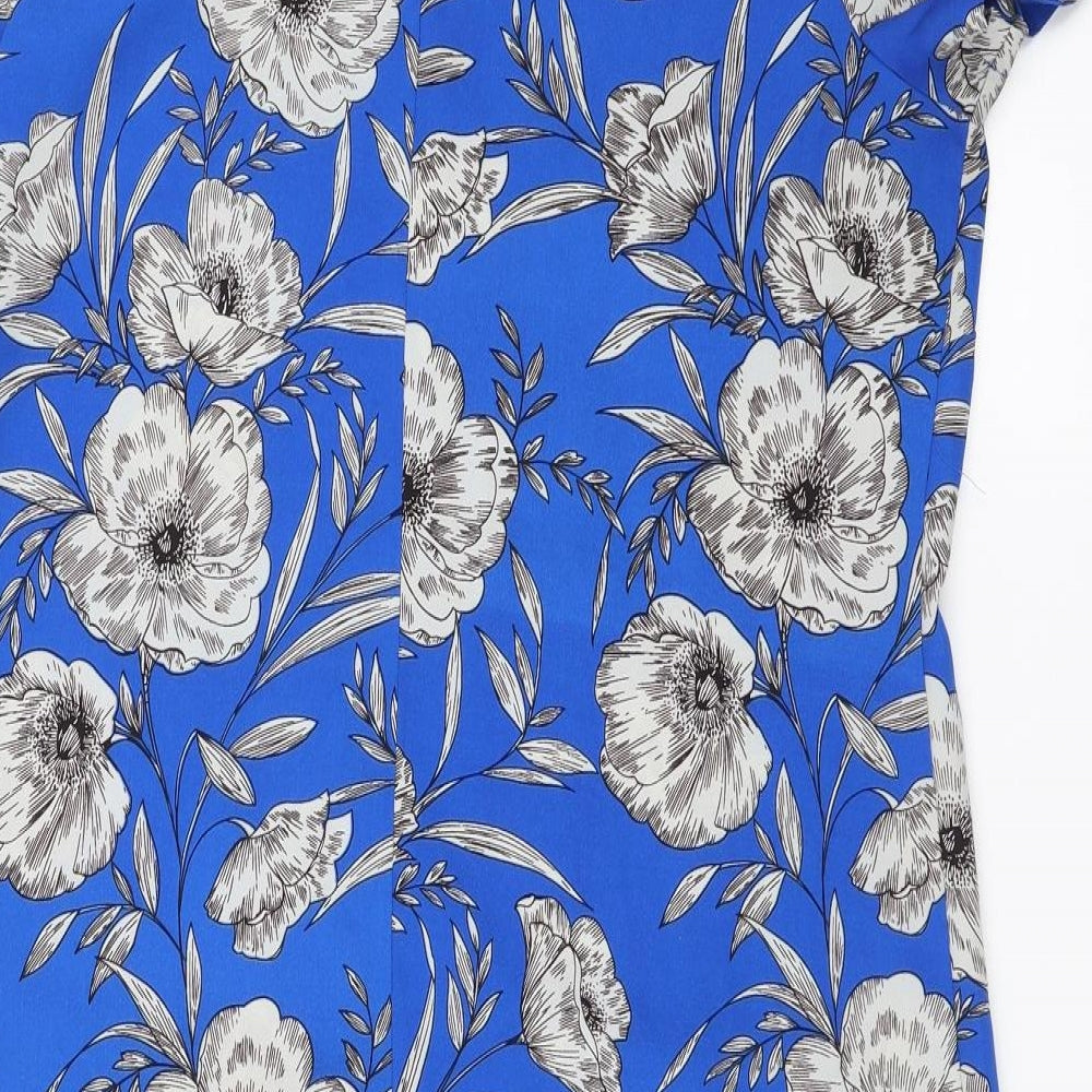 Primark Womens Blue Floral Shift Size 14