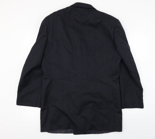 Mens UK Size 40 Marks and Spencer Regular Black Suit Jacket
