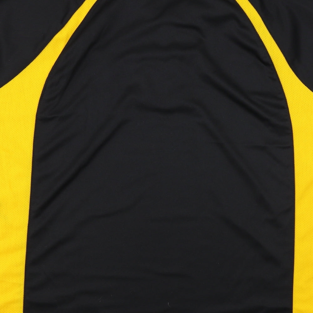 Falcon Mens Black Polo Size XL