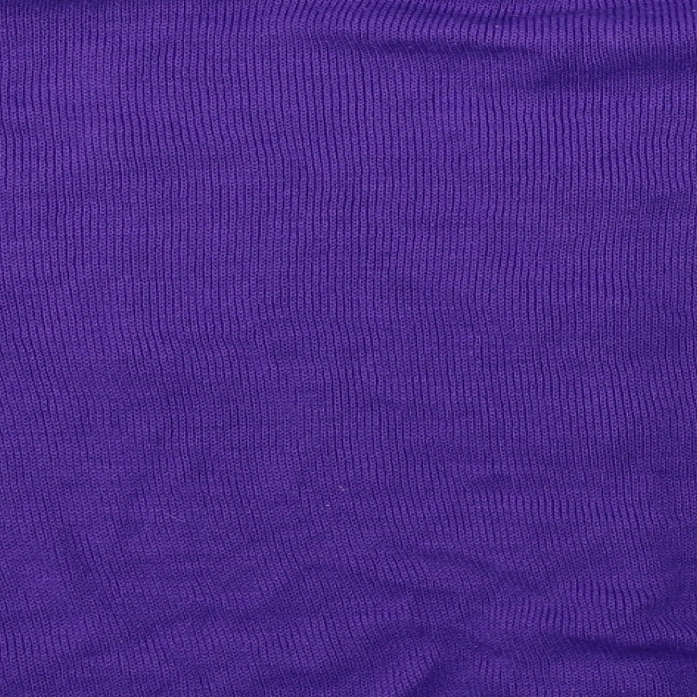 CARE Womens Purple Cardigan Jumper Size M