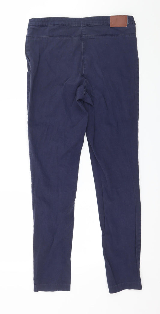 Womens UK Size 30 in H&M Regular Fit Blue Trousers