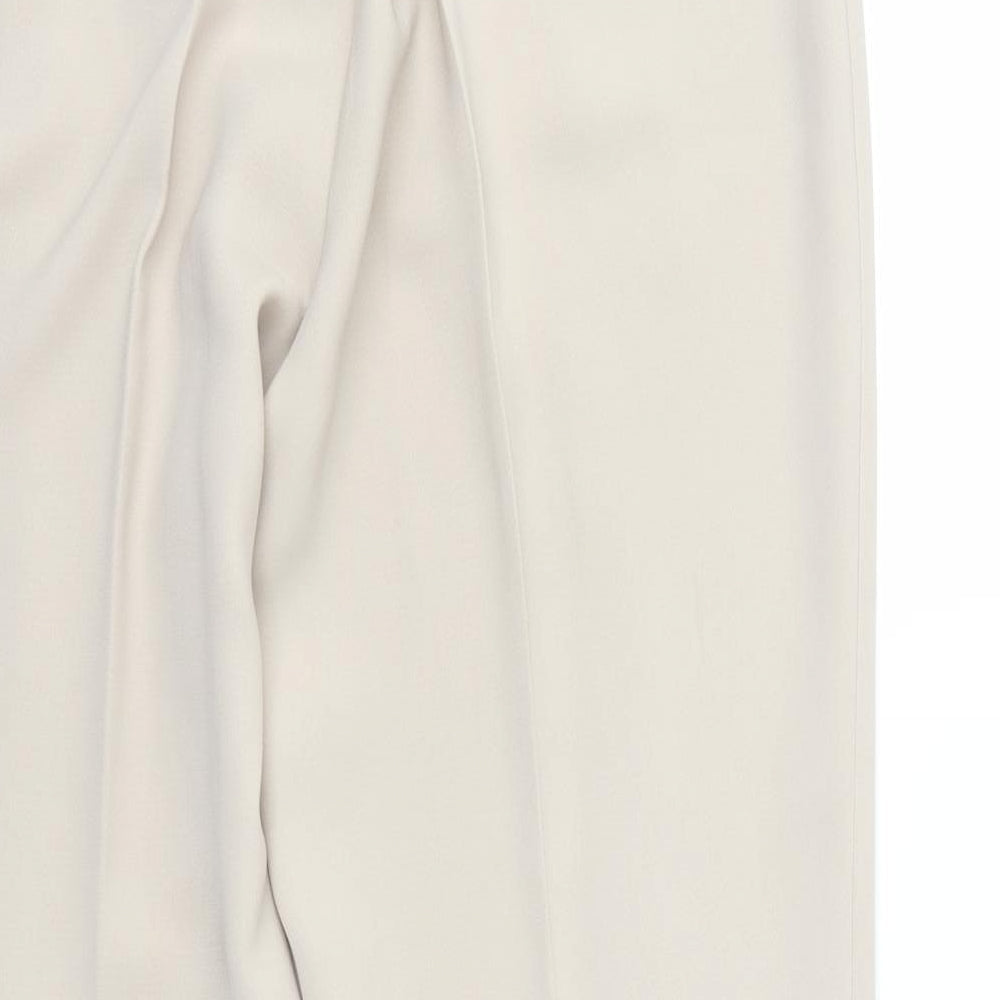 Womens UK Size 34 in NEXT Regular Fit Beige Trousers