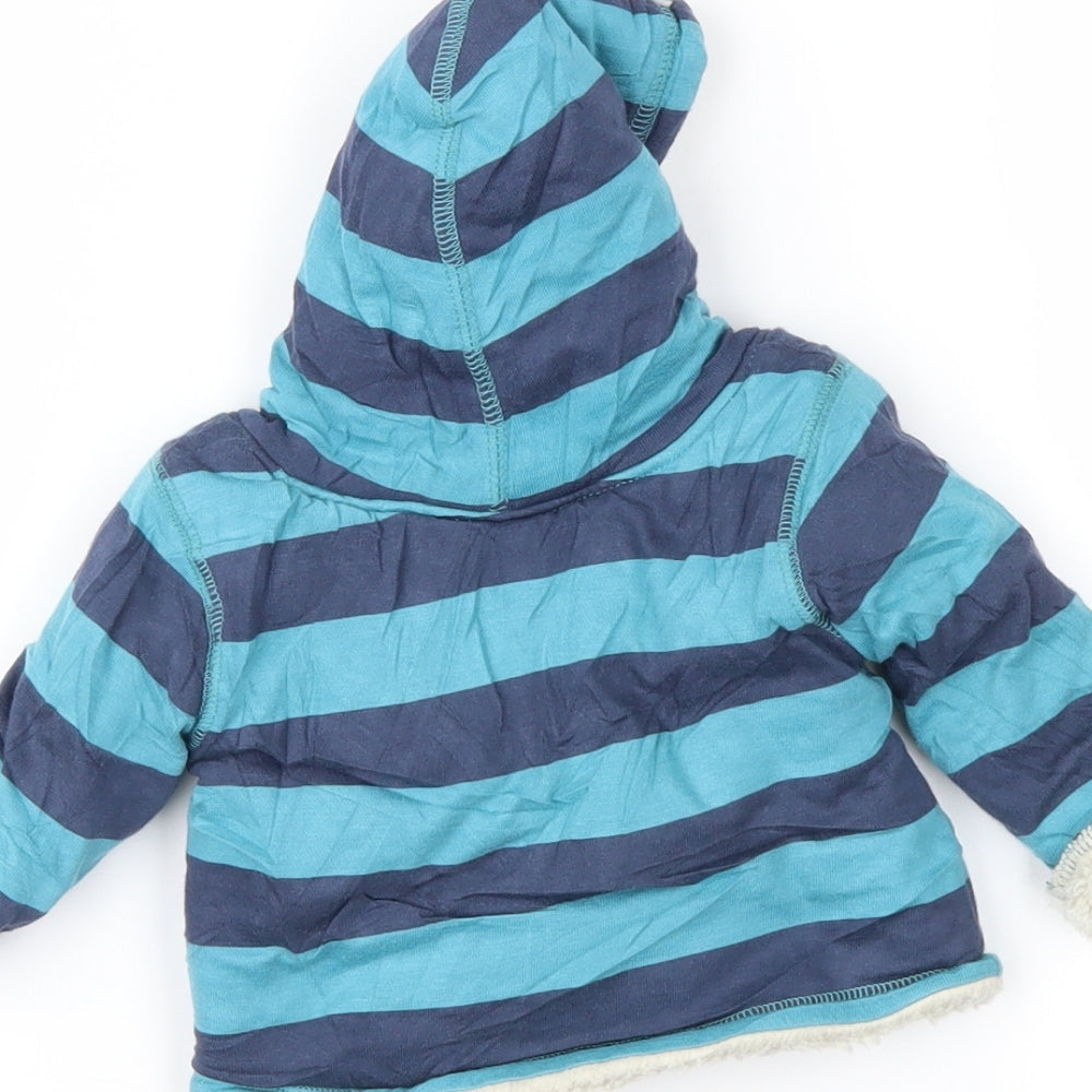 Lilly & Sid Baby Black Striped Jacket Size 0-3 Months