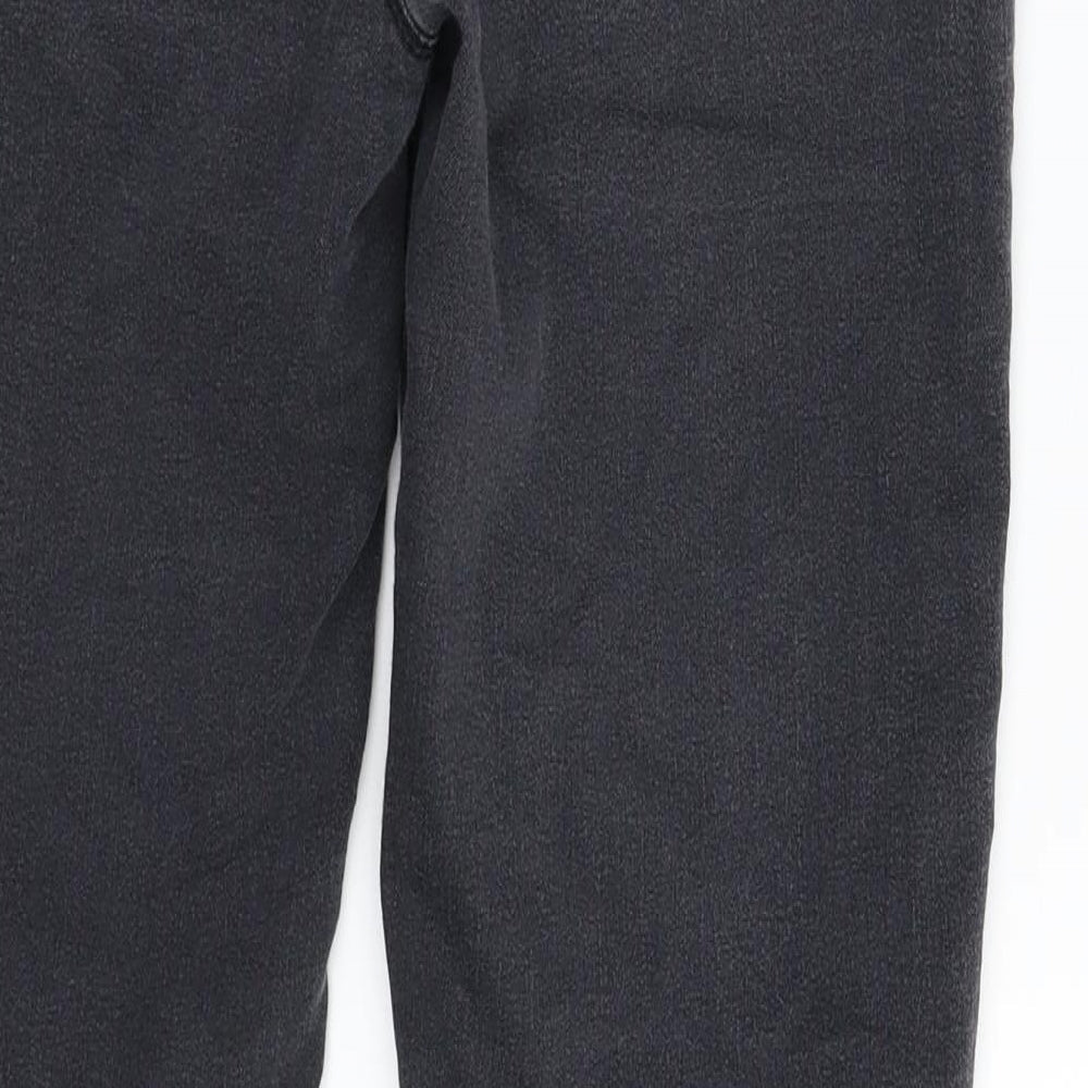 Denim & Co. Womens Grey Denim Skinny Jeans Size 10 L29 in