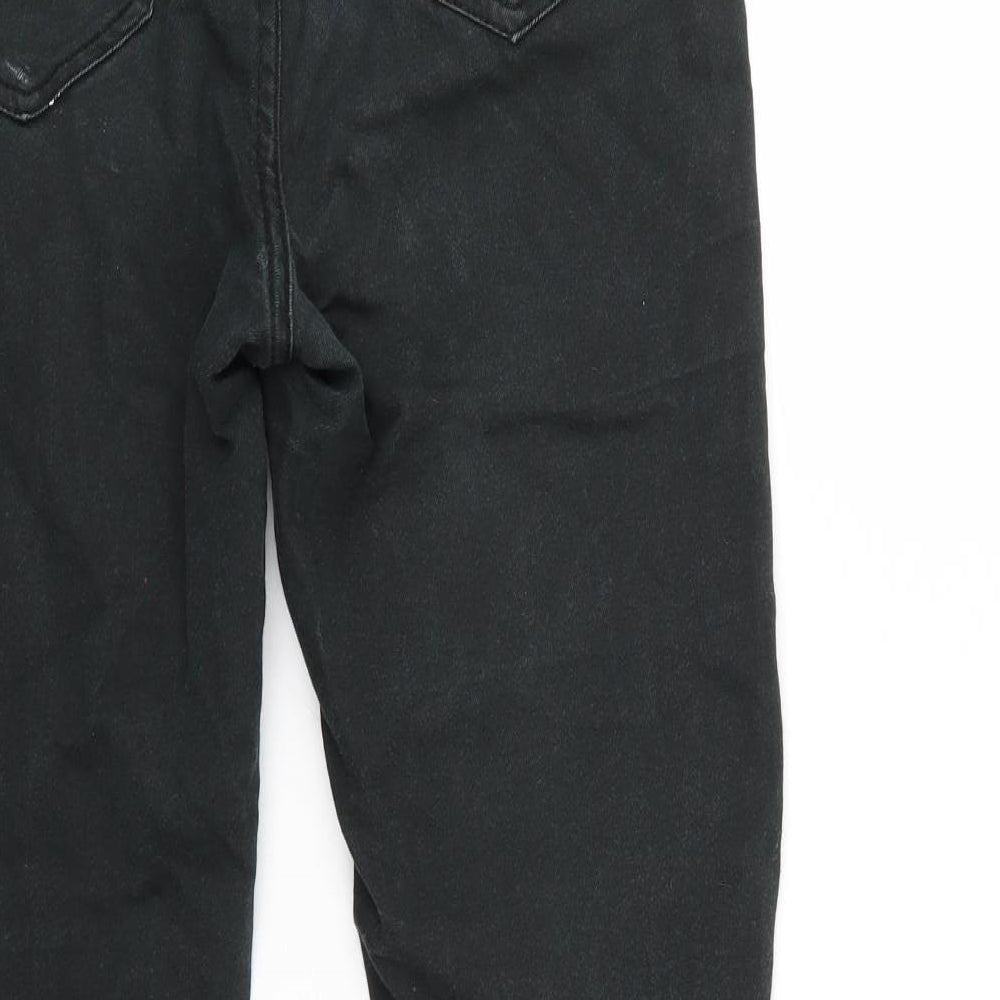 New Look Womens Black Denim Tapered Jeans Size 10 L26 in