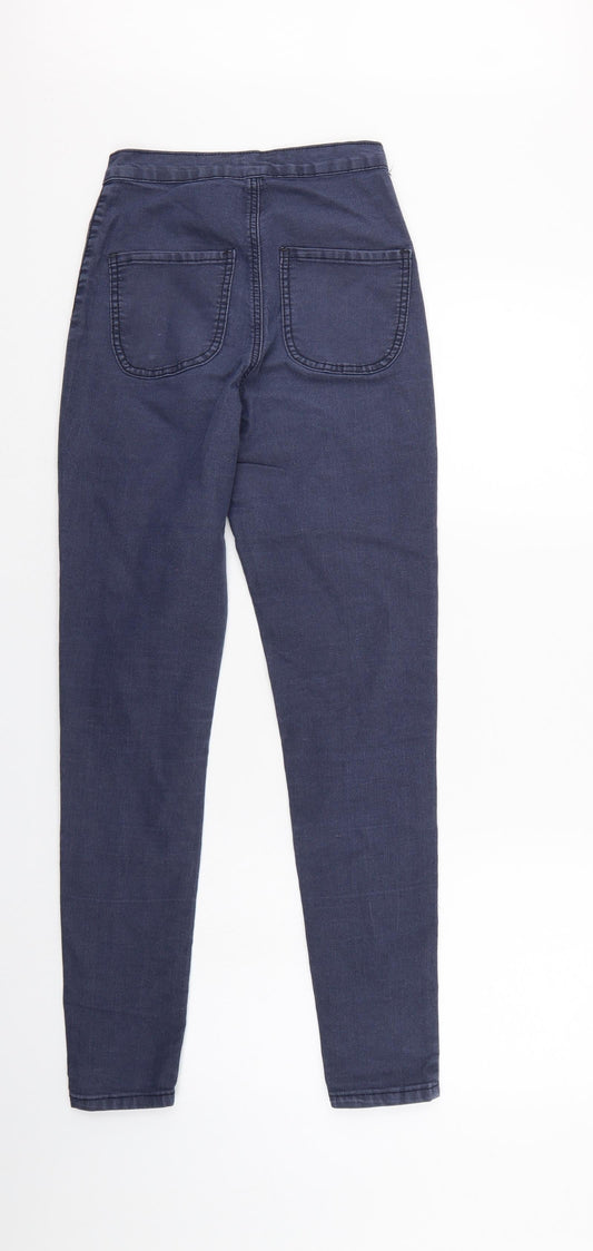 PRETTYLITTLETHING Womens Blue Jegging Jeans Size 6 L28 in