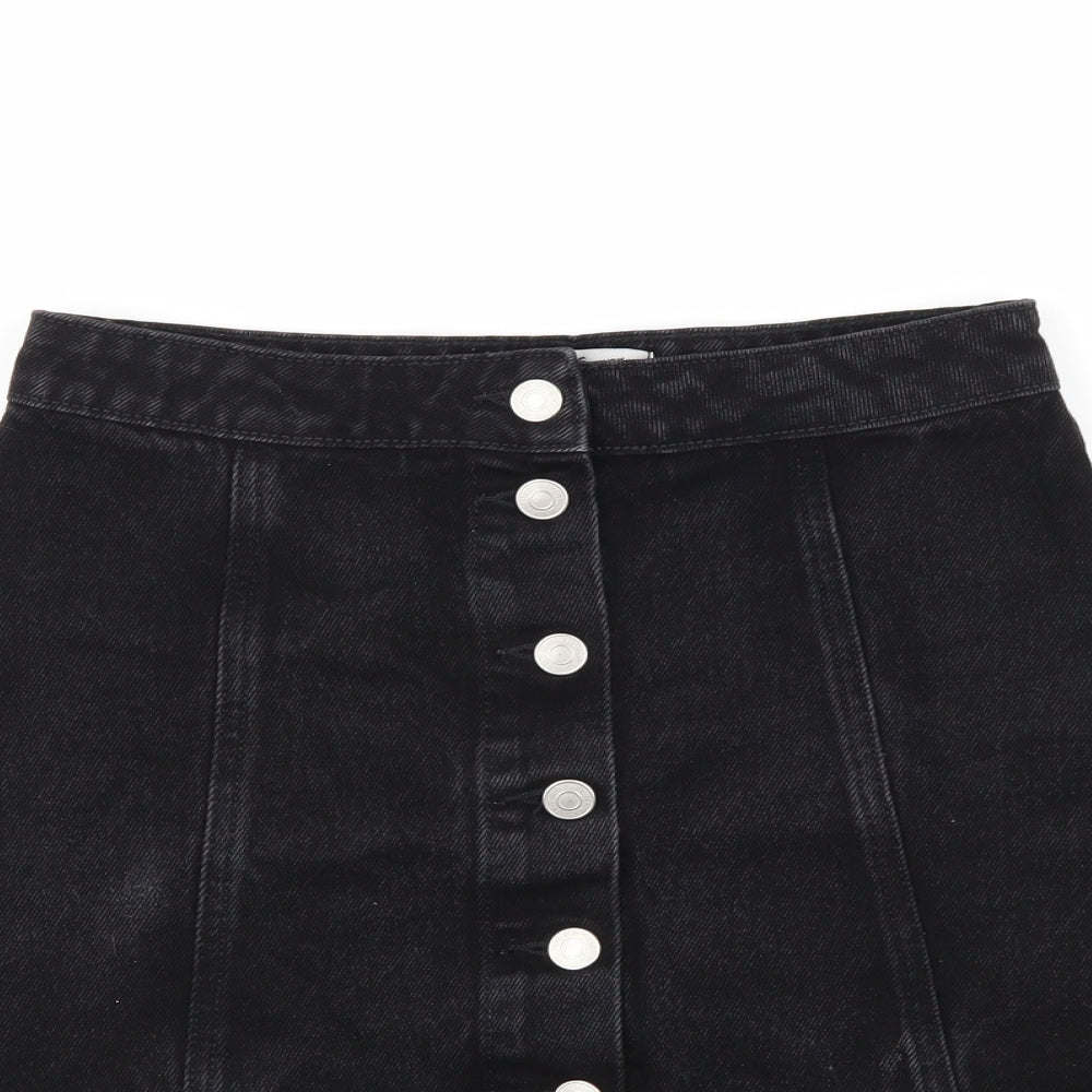 New Look Girls Black A-Line Skirt Size 11 Years