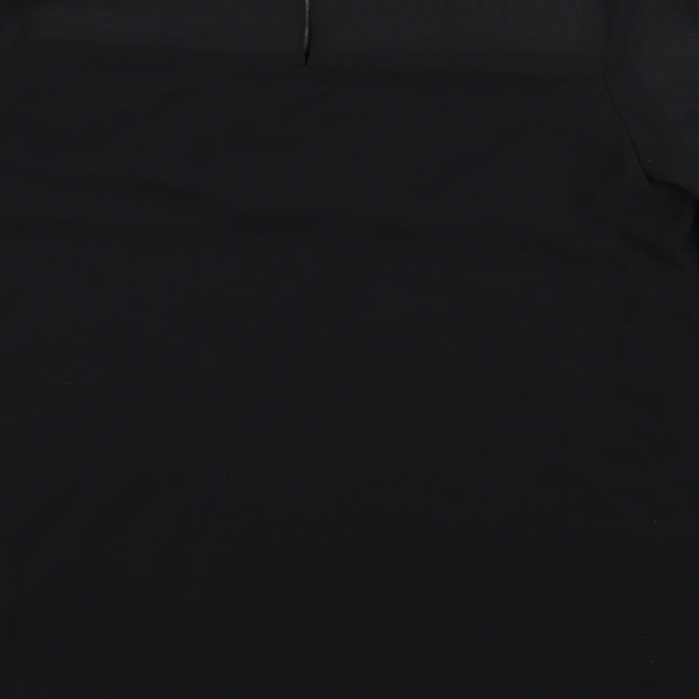 TU Womens Black Basic Blouse Size 14