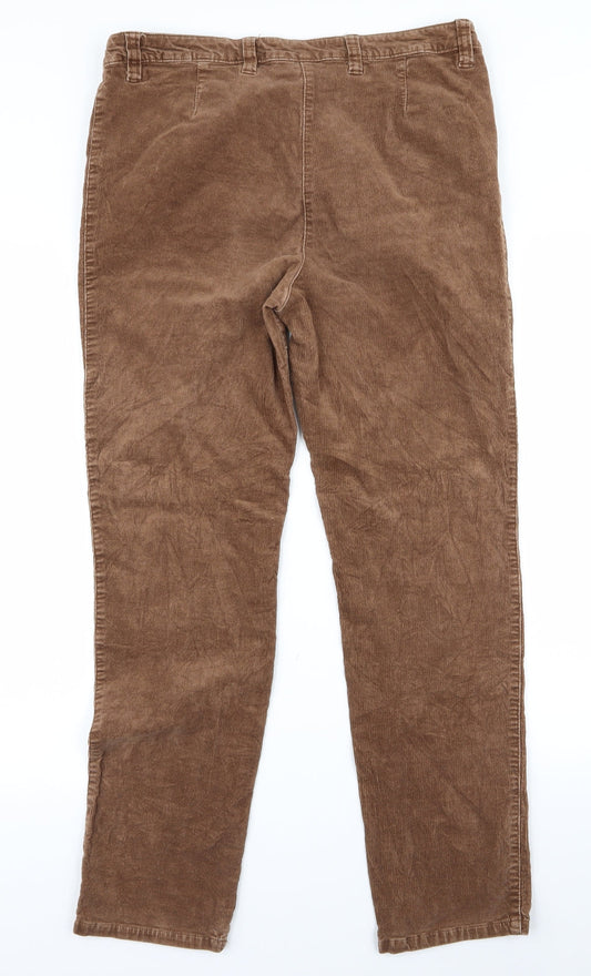 Womens UK Size 32 Preworn Regular Fit Snow Pants Brown Trousers