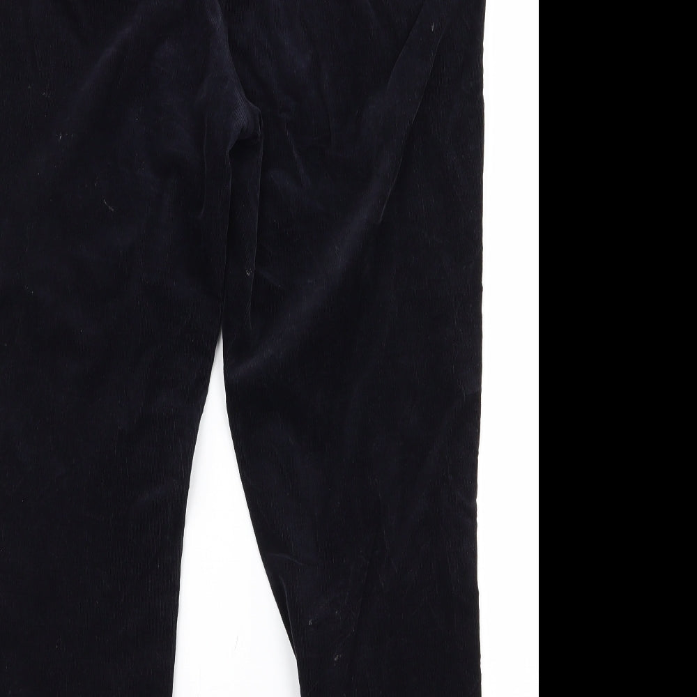 Womens UK Size 34 Preworn Regular Fit Blue Trousers