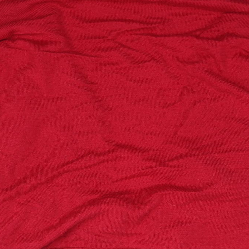Tot Du Mond Womens Red Cardigan Jumper Size L