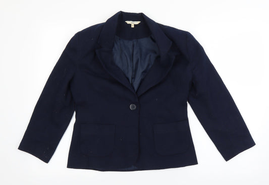 Womens UK Size 10 New Look Regular Blue Blazer