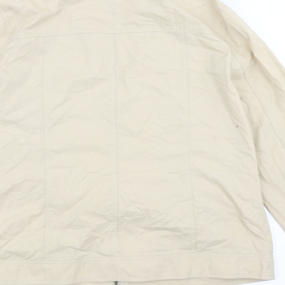 Maine New England Womens Brown Pea Coat Coat Size 14