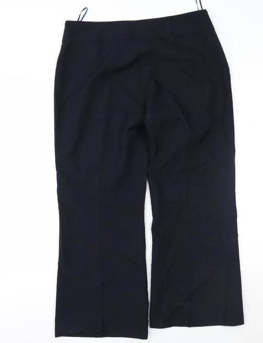 F&F Womens Blue Trousers Size 12 L26 in
