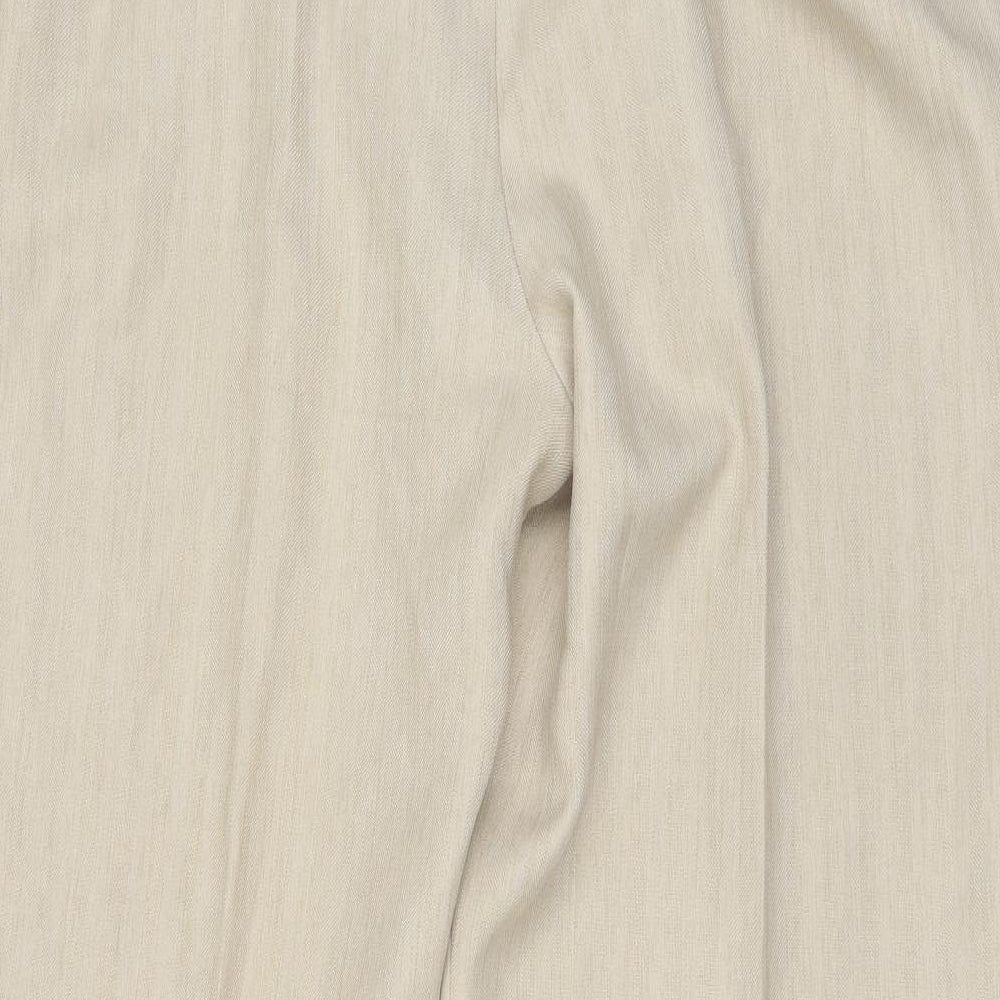 Womens UK Size 20 Marks and Spencer Regular Fit Beige Trousers