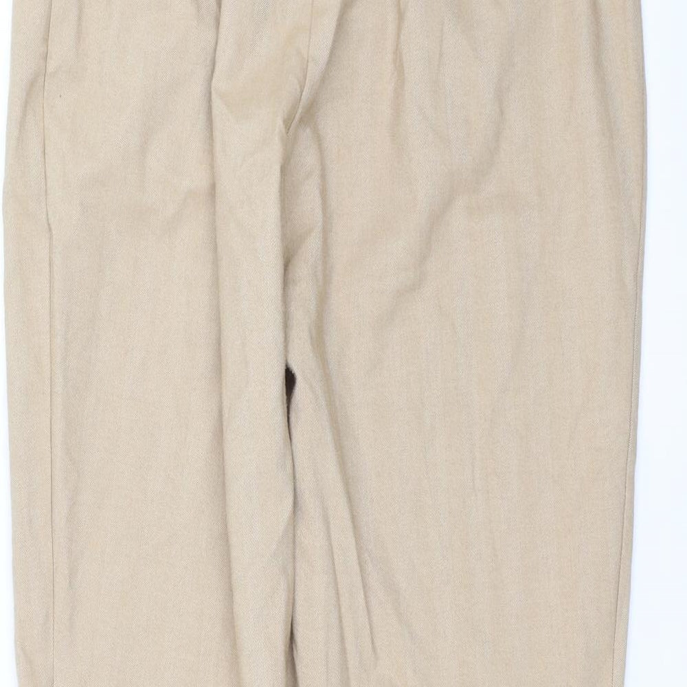 New Look Womens Beige Trousers Size 12 L27 in