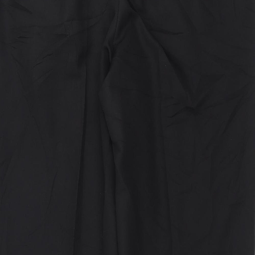 Womens UK Size 38 in Marks and Spencer Regular Fit Black Trousers