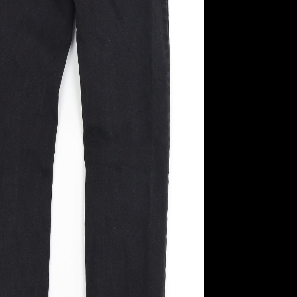 Mens UK Size 30 in Denim Co Regular Fit Skinny Black Jeans