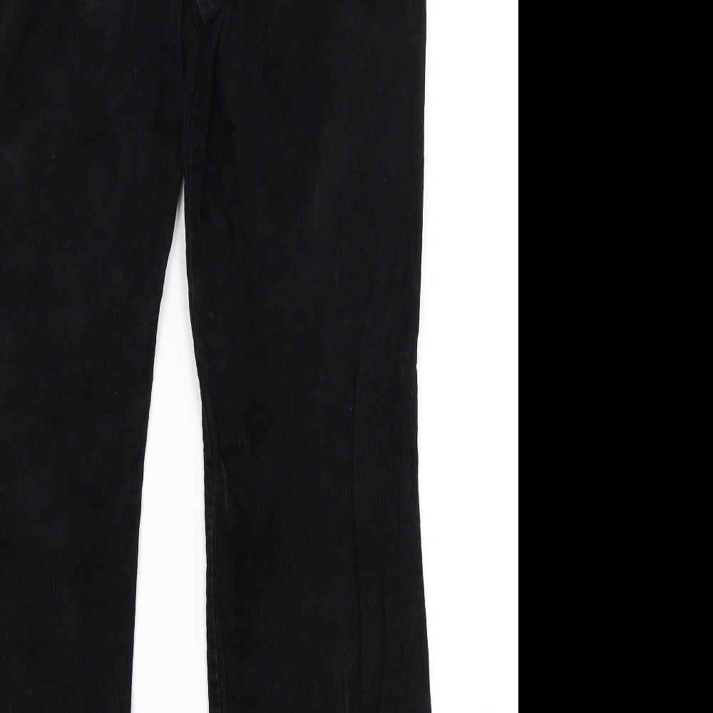 Womens UK Size 10 Marks and Spencer Regular Fit Black Trousers