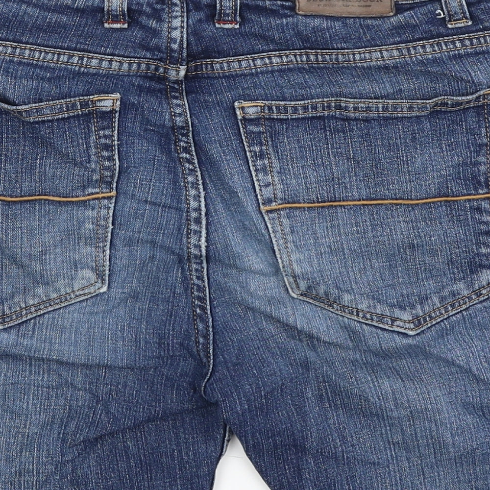 Blue Harbour Mens Blue Bermuda Shorts Size 32 in