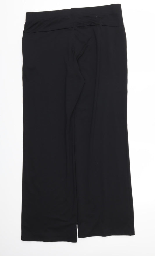 M&S Womens Black Trousers Size 18 L31 in