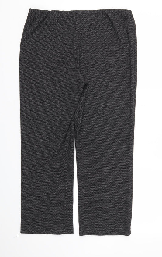 Womens UK Size 14 BM Regular Fit Grey Trousers