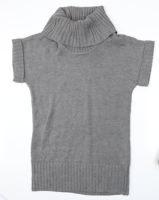 H&M Womens Grey Jumper Dress Size M