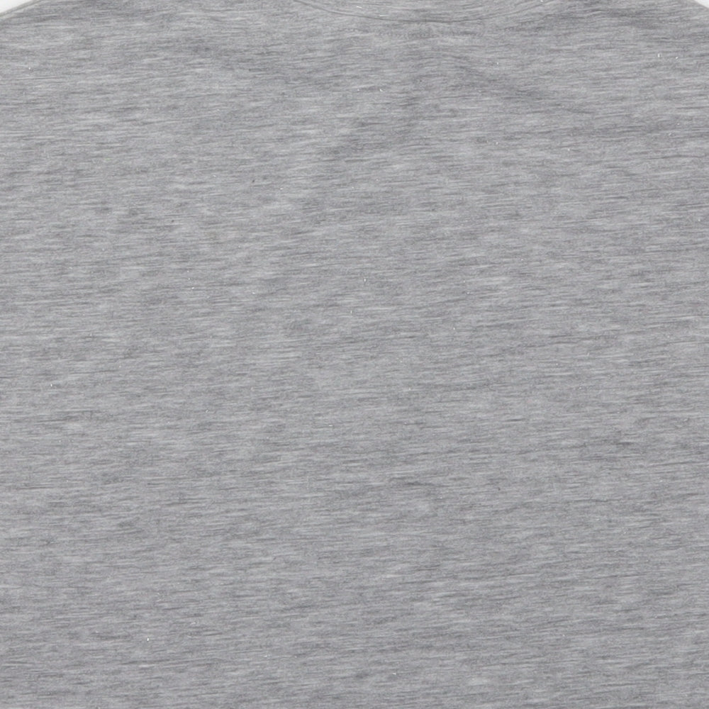 River Island Girls Grey Basic T-Shirt Size 5-6 Years