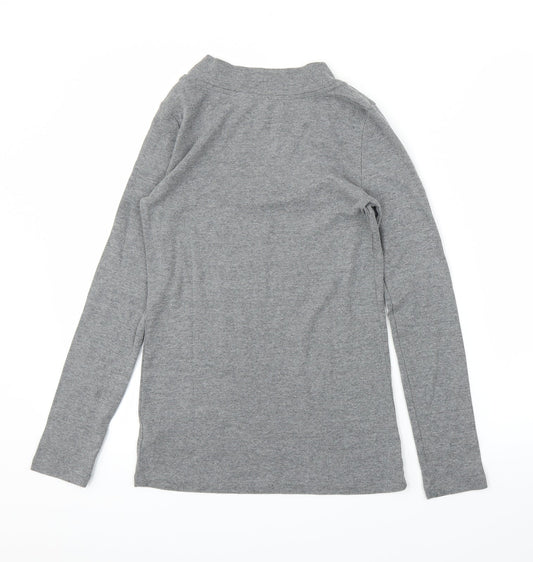 Womens UK Size S Gap Grey Basic T-Shirt