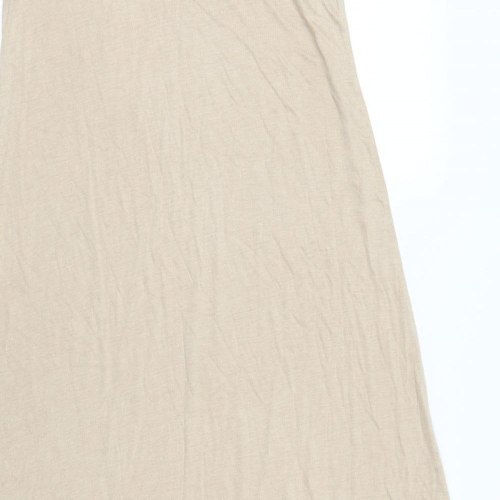 H&M Womens Beige A-Line Size L