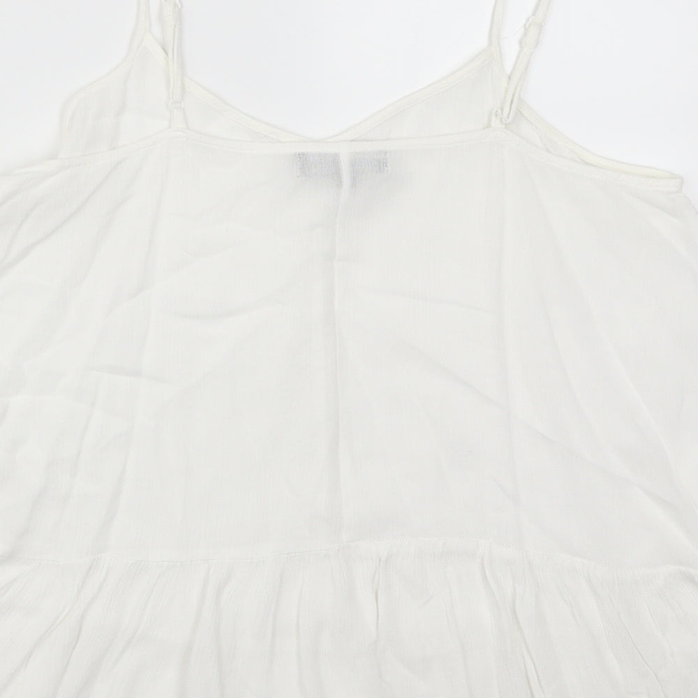 Cameo Rose Womens White Basic Tank Size 10