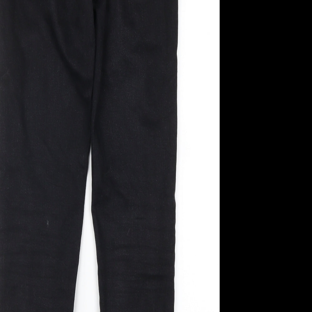 Very Womens Black Denim Skinny Jeans Size 10 L26.5 in