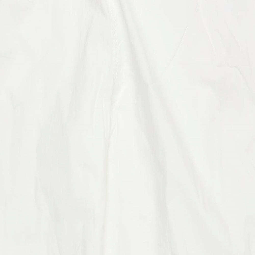 Womens UK Size 18 Bonmarché Regular Fit White Trousers