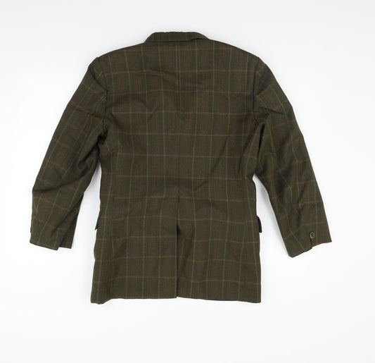 Preworn Womens Green Jacket Coat Size M