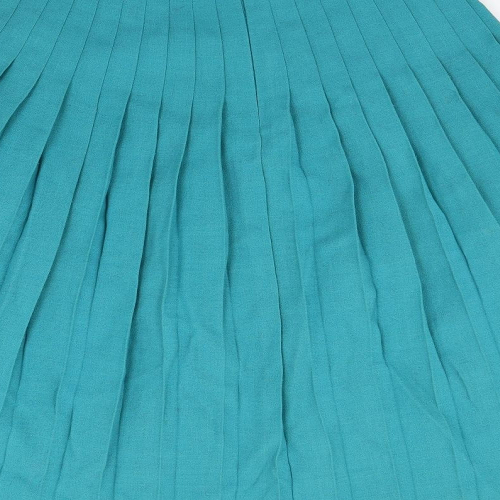 ast michaels Womens Green Flare Skirt Size 32