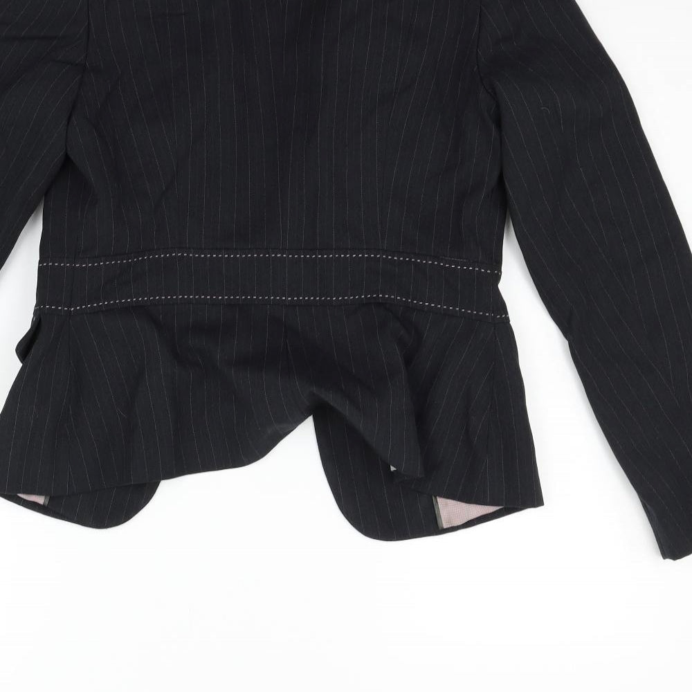 Autonomy Womens Black Jacket Blazer Size 10