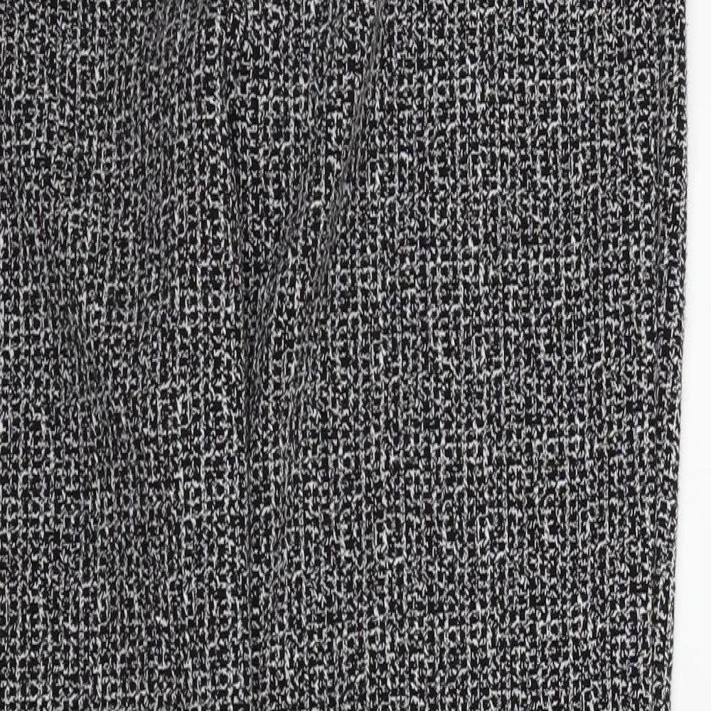 Womens UK Size M Pieces Regular Fit Grey Trousers