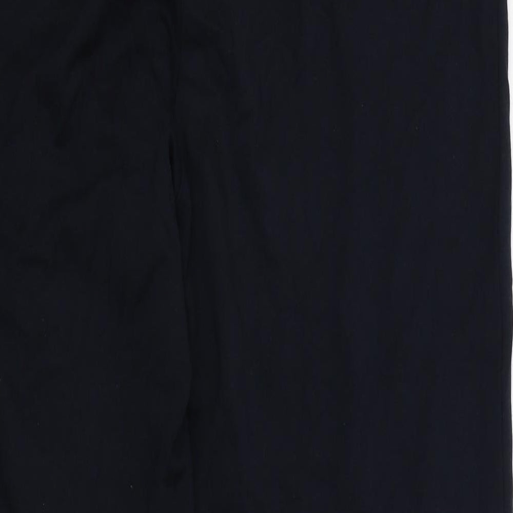 M&S Womens Blue Trousers Size 12 L28 in