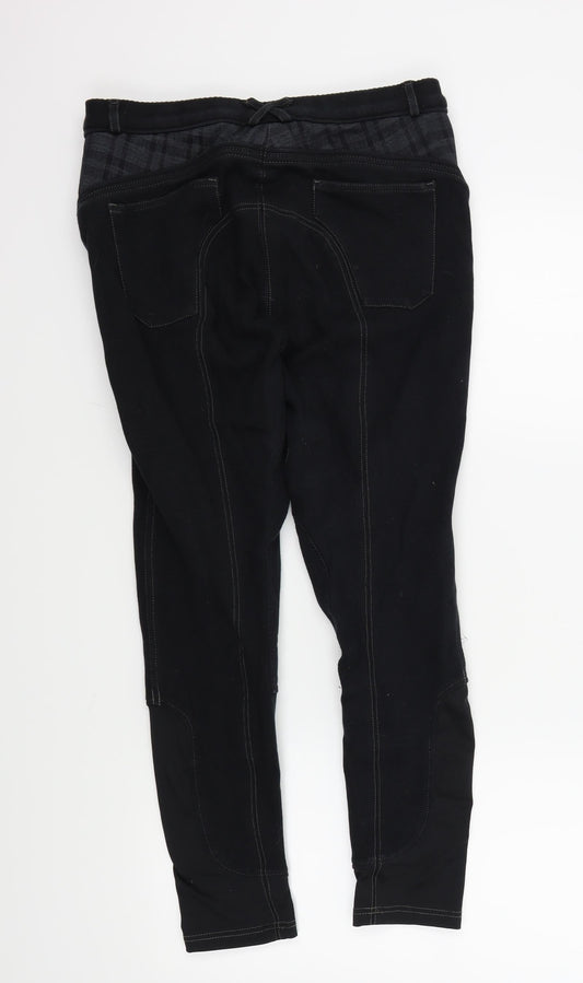 TAK Mens Black Trousers Size 32 L20 in