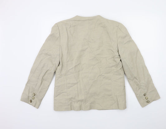 Debenhams Womens Beige Jacket Coat Size 14