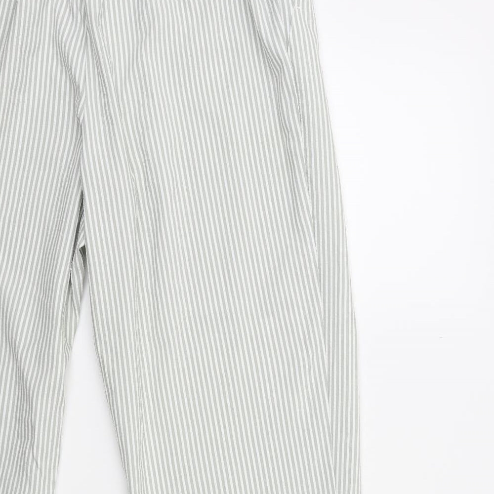 Womens UK Size 18 Marks and Spencer Regular Fit Green Trousers