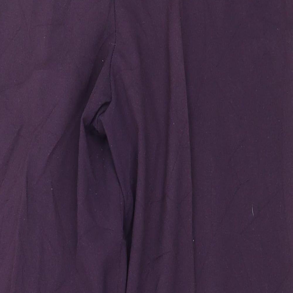 Autonomy Womens Purple Trousers Size 10 L26 in